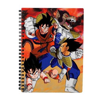 Dragon Ball Z Notebook with 3D - Effect Goku vs Vegeta