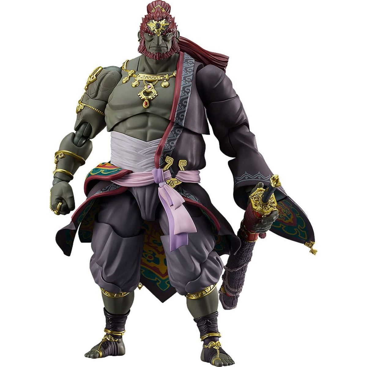 The Legend of Zelda Tears of the Kingdom Figma Action Figure Ganondorf Tears of the Kingdom Ver. 19 cm - Arming the King: An Extensive Arsenal of Optional Parts